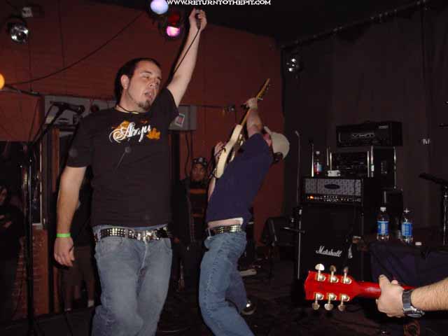 [a thousand falling skies on Oct 27, 2002 at Halloween Thrash Bash - Fat Cat's  (Springfield, MA)]