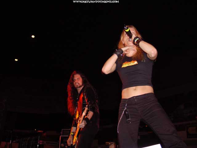[arch enemy on Jul 26, 2002 at Milwaukee Metalfest Day 1 digitalmetal (Milwaukee, WI)]