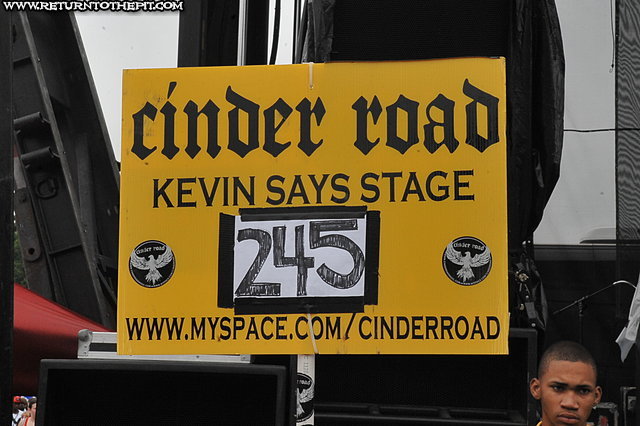 [cinder road on Jul 23, 2008 at Comcast Center - Kenvin Says Stage (Mansfield, MA)]