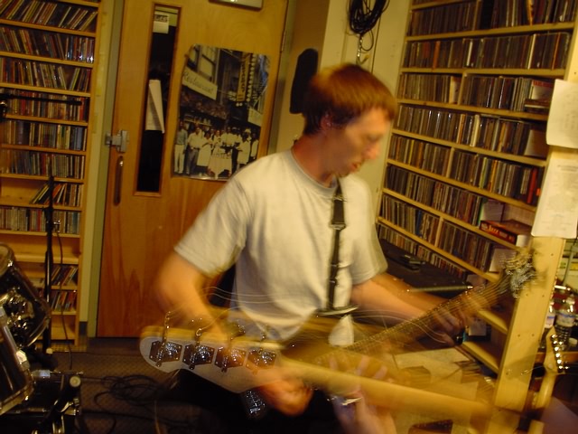 [in mourning on Aug 14, 2001 at Live in the WUNH studios (Durham, NH)]