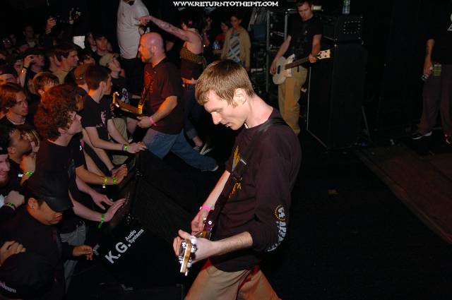 [walls of jericho on Apr 23, 2005 at the Palladium - second stage (Worcester, Ma)]